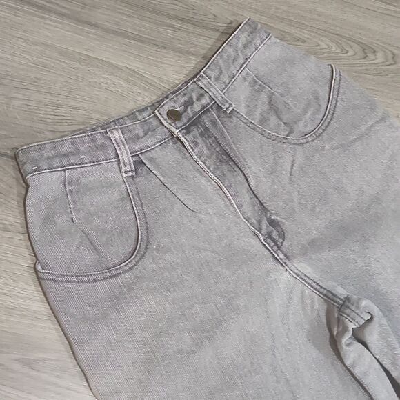 Vintage Denim - Vintage 90's Gray Washed High Rise Barrel Skinny Unionbay Jeans